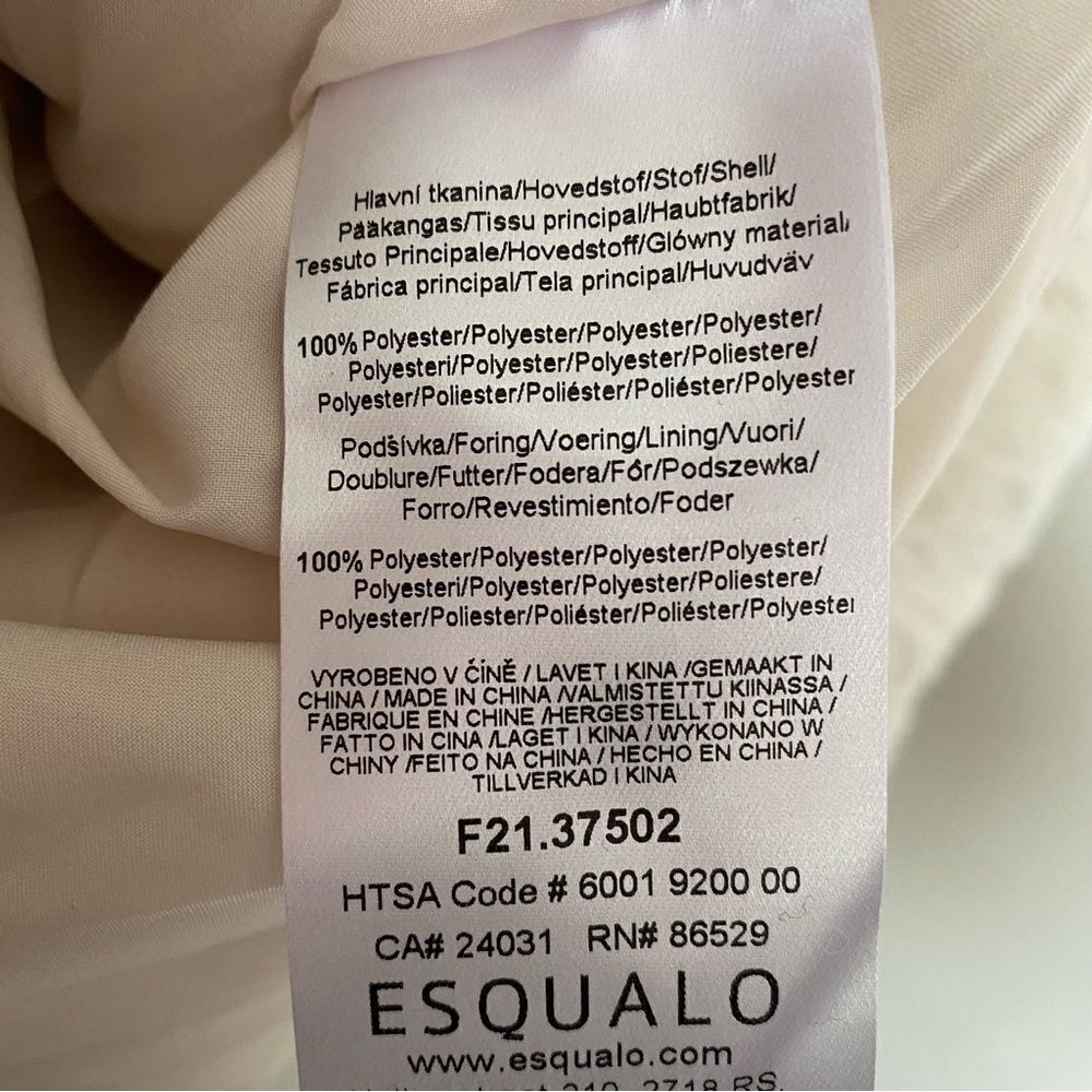 Esqualo-Fluffy Soft Teddy Coat- Off White - Picture 14 of 15